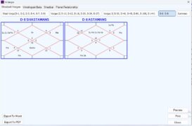 True Astrology software varga charts D9