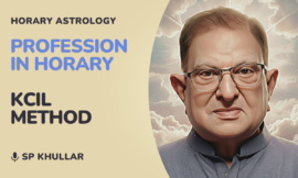 SP Khullar on Profession in Horary Astrology (KCIL)